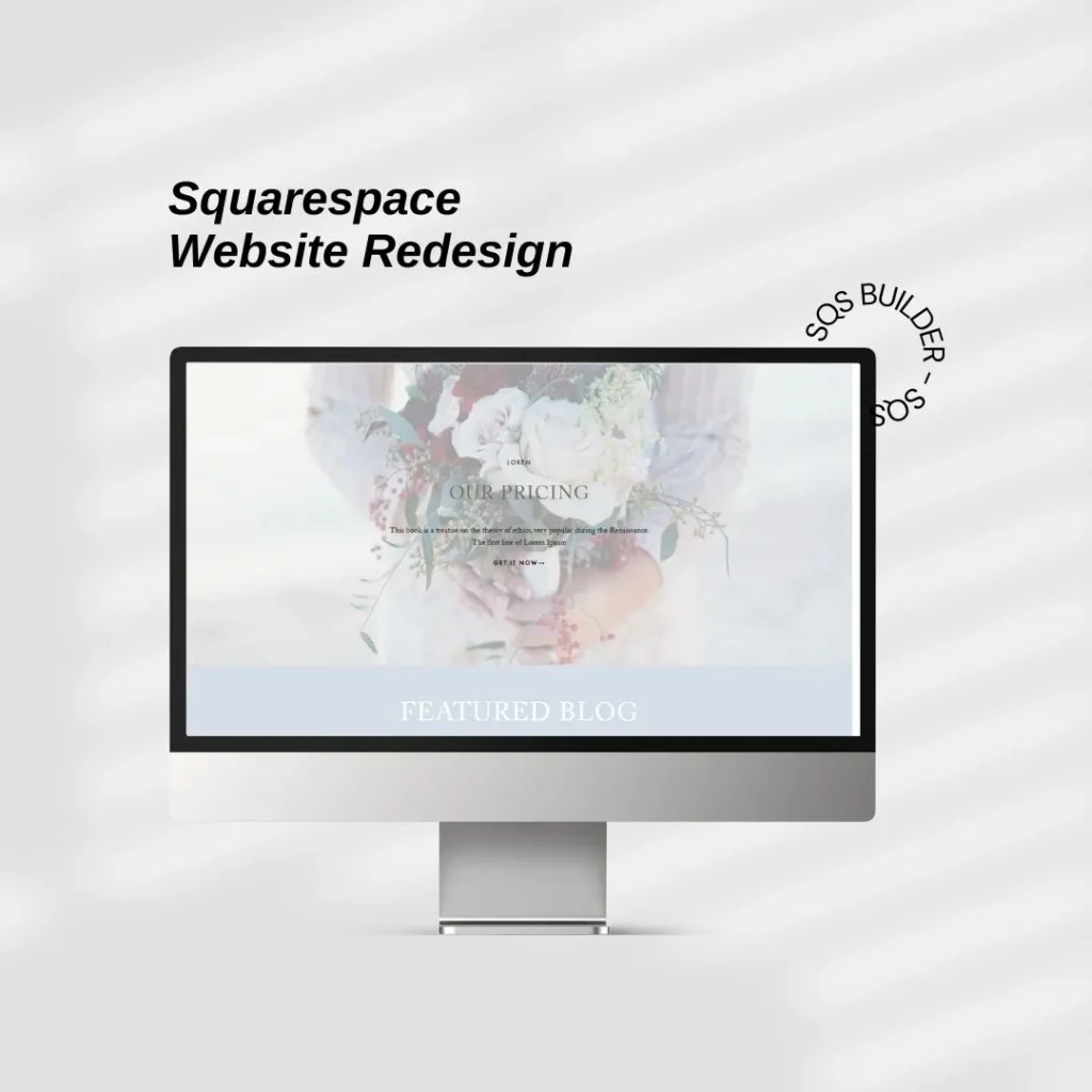 Squarespace website redesign